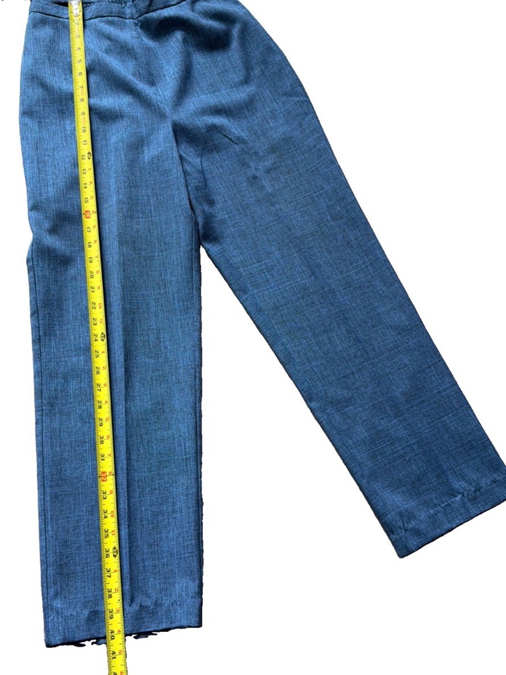Vintage 90s women’s size 10 two-piece pant suit by Sag Harbor. Blue. Great cond. - Picture 9 of 17